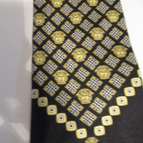 Gianni Versace Handmade Neck Tie for Men, 100% Silk - Picture 4 of 9